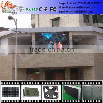 RGX P10 outdoor full color waterproof advertising video led billboard