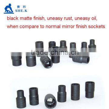 Black Matte CR-V Steel Impact Socket photo-2