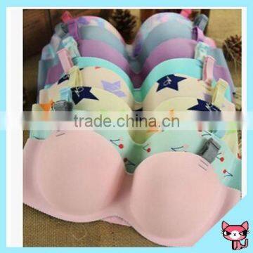 Star Printing Colorful beautiful gril bra