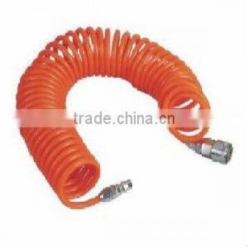 4*6mm*5m Bule PU spiral hose with quick coupler