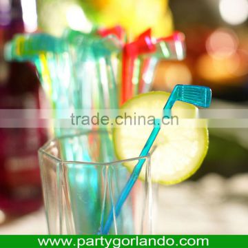 plastic golf shape swizzle cocktail stirrer for drink