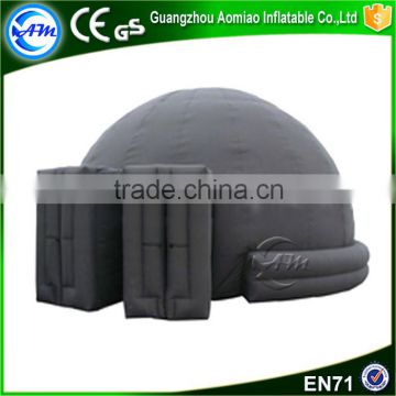 Customize portable 10m inflatable planetarium dome for school