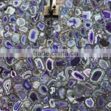 Semi Preious Purple Raw Brazil Agate photo-3