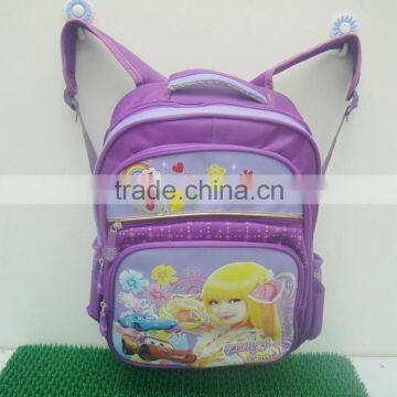 Dongguan supplier school bags for teenagers purple shoulder bag manufacturer nylon spots satchel 2016