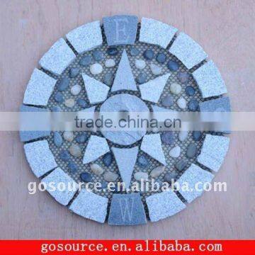 Round Granite mesh paving stone