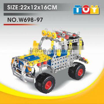 Most popular gift for child combined toy DIY wartrak model