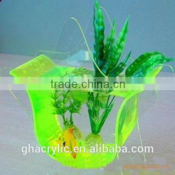 GH-RZ614 High quality acrylic fish bowl wholesale,customized acrylic fishbowl