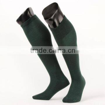 Dark color Knee high founction cotton colorful football socks