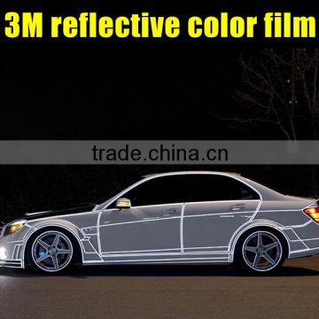 Top quality 3m reflective vinyl film for car 1.5cmx46m per roll