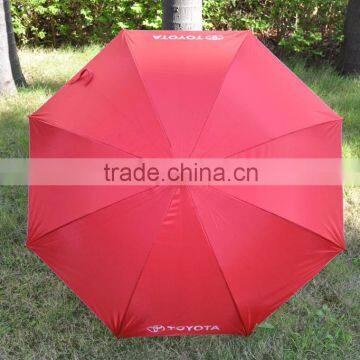 Hot Sale Silver Coated UV Protective Promotional Custom Auto Open Double Layer Windproof Advertising Straight Umbrella photo-2