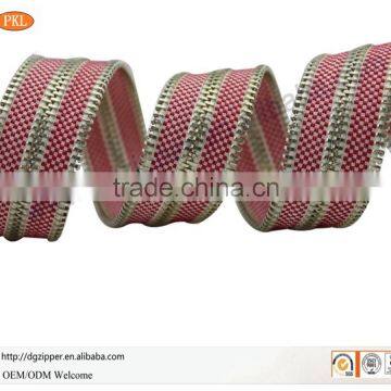 Single/double Pull Metal Four Row Teeth Zipper for Garment Decorative Zipper photo-4