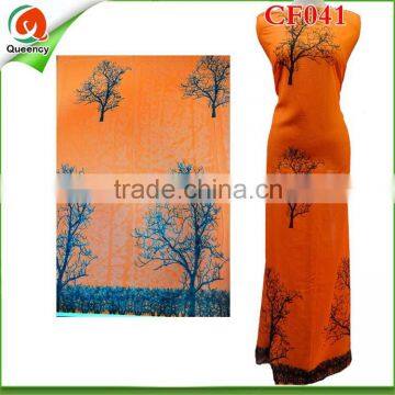 Wholesale 100% Polyester organza chiffon fabric cheap CF041