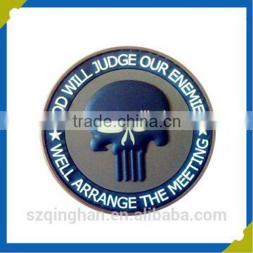 Fashion Garment pvc patch 3D SOFT PVC patch