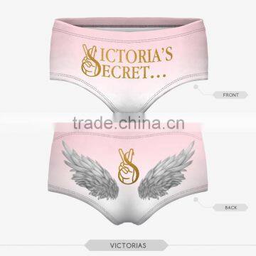 Adult Top Hot Sex Panties Pug Dog Cut Cat Sexy Girls Tight Lingerie Stretchy Underpanties 3d Digital Full Print Custom Hot Sale photo-2