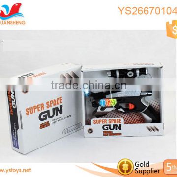 2016 musical flashing sparkle gun toy space gun toy