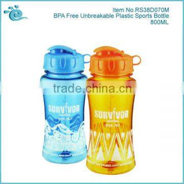 Cooler Plastic Sports Water Bottle