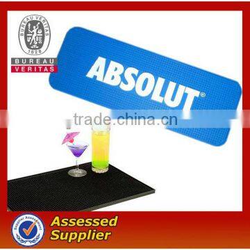 3D OEM logo printed custom promotional bar mat