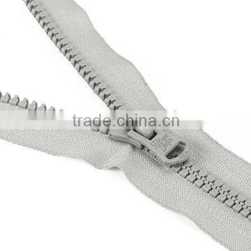 2015 Hot Sale #3 Open End Auto Lock White Color Plastic Zipper photo-3