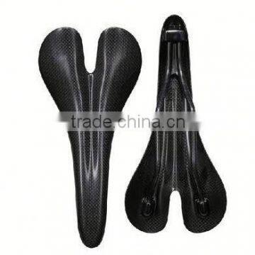 Weight light new product 2014 hot road bicycle or mountain bike carbon fiber saddle cycling saddle