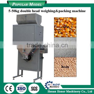 Grain Automatic Packaging Machine Granuble Double Head Weigher