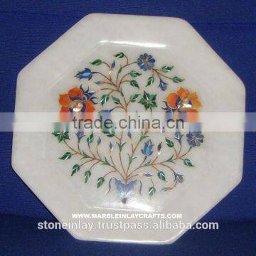 Marble Inlay Plate, Inlay Marble Plate