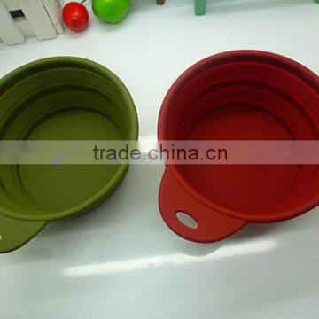 silicone collapsible dog bowl