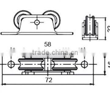 Non-frame Roller Bearing,Nylon Pulley photo-6