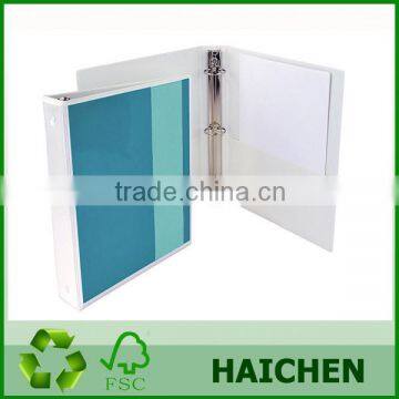 Leather Document Folder PVC Metal Ring Binder photo-2