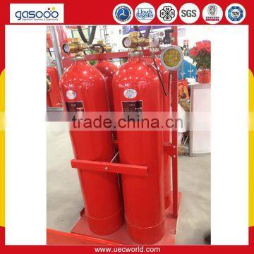 EN ISO standard 67.5L stainless steel co2 cylinder for fire fighting