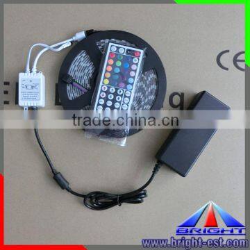 Waterproof 5050 RGB LED Strip 150/300 LEDS 5M With 44 Key IR Remote Control & 3A 12V Power Supply