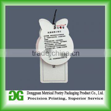 Custom Kraft Paper Swing Tag for Jeans Maker in China