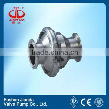 sanitary quick-install check valve cf8m