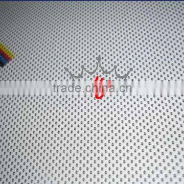 PVC coated polyester mesh fabric with anti fire