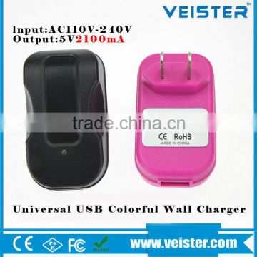 Wholesale 2a Mini Dual USB Wall Charger for iphone,ipad and so on