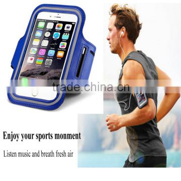 Outdoor and GYM sports adjustable running armband waterproof phone bag case for iPhone 6 iPhone 5S/SE