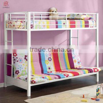 Metal Double Couch And Single Bunk Bed In One