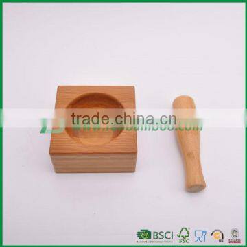 wonderful sturdy bamboo mortar and pestle, kitchen accessory fuboo