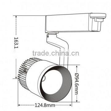 LED Track Light 35W Warm White White AND Black Cob Led Track Light photo-3