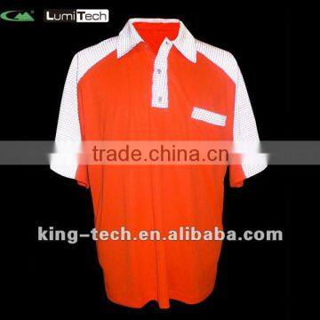Men's Reflective Safety Clothing T- shirt Polo
