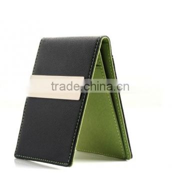 Custom Leather Money Clip Card Holder