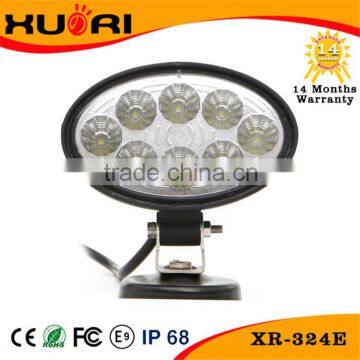 high quality 5 inch square 12v 24v led 12w forklift work light, truck tractor and trailer side marker light