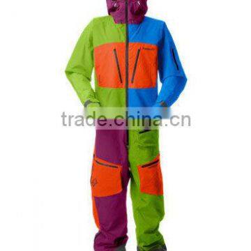 Colorful unisex ski overall