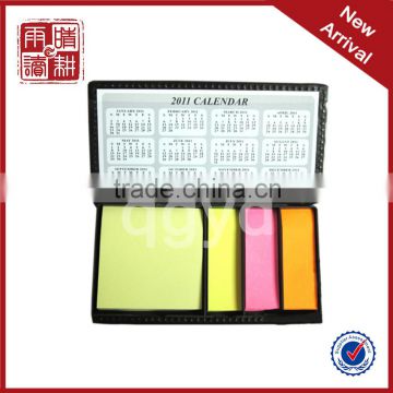 pu leather digital sticky memo pad