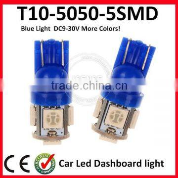 Super brightness Light led T10 5SMD 194 168 w 5w t10 car led auto bulb