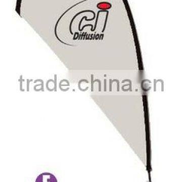 Marketing Feather Flag With Double Side Printing and Car Base