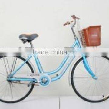 2012 new fashion24'' lady city bike with basket