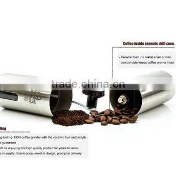 Made in china manual coffee mill grinder & Hot sell in Amazon