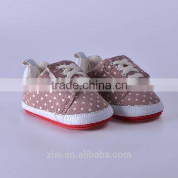 TPR Outsole Baby Shoes Customer Print Canvas Sports Shoes