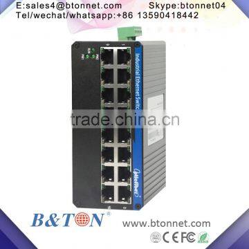 8port Gigabit IP40 IEEE802.3af Industrial PoE Switch