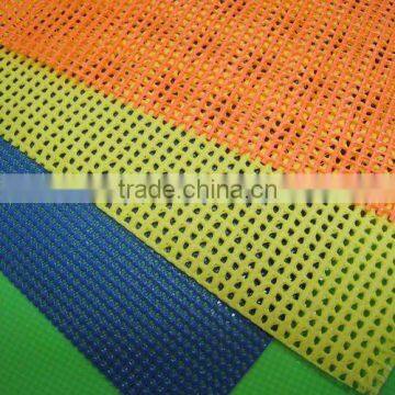 Vinyl coated mesh tarps